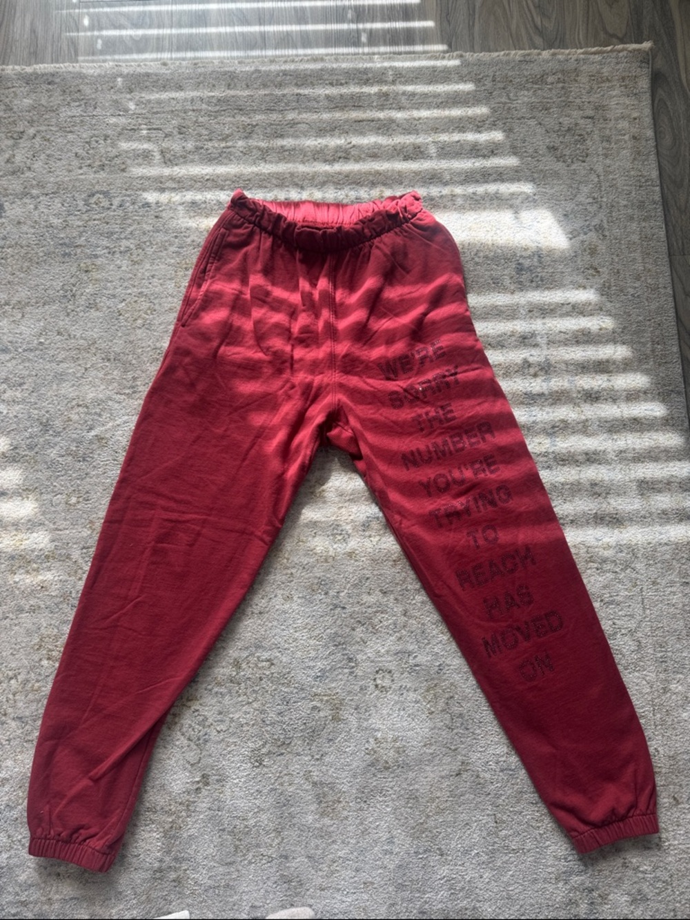 Boys Lie Maroon Joggers with Side Text